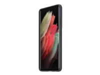 Samsung Silicone Cover EF-PG99P - Baksidedeksel for mobiltelefon - silikon - svart - for Galaxy S21 Ultra 5G