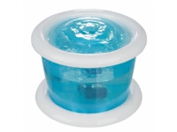 TRIXIE Bubble Stream, Automatisk vanndispenser for kjæledyr, Plast, Blå, Gjennomsiktig, Hvit, Universell, 3 l, Karbon