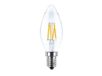 Segula Vintage - LED-filamentlyspære - form: stearinlys - klar finish - E14 - 3.5 W (ekvivalent 25 W) - klasse A+ - varmt hvitt lys - 2600 K