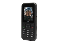 CAT B40 - 4G funksjonstelefon - dobbelt-SIM - RAM 128 MB / 64 MB - microSD slot - 320 x 240 piksler - rear camera 2 MP - svart