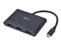 i-Tec USB-C HDMI and USB Adapter with Power Delivery Function - Dokkingstasjon - USB-C / Thunderbolt 3 - HDMI