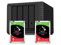 Synology DiskStation DS920+, NAS, Mini Tower, Intel® Celeron®, J4125, Svart