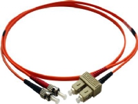 OPTIFAB Patchkabel SC-ST 50/125 OM2 multimode, duplex, længde: 2,0 meter, farve: orange med LSZH kappe.