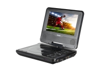 Denver MT-784NB, Bærbar DVD-spiller, Konvertibel, Svart, SVCD,VCD, CD,CD-R,CD-RW,DVD,DVD+R,DVD+RW,DVD-R,DVD-RW, 17,8 cm (7)