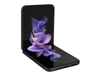 Samsung Galaxy Z Flip3 5G - 5G smarttelefon - dobbelt-SIM - RAM 8 GB / 128 GB - OLED-display - 6.7 - 2640 x 1080 piksler (120 Hz) - 2x bakkameraer 12 MP, 12 MP - front camera 10 MP - fantomsvart