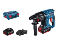 Bosch GBH 18V-21 Professional - Roterende hammer - trådløs - 3-modus - SDS-plus - 2 joule - 2 batterier - 18 V
