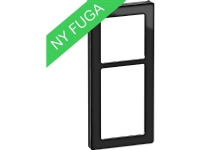 LK FUGA PURE designramme glas 212 modul, sort
