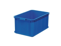 Opbevaringskasse, 55 l, 60 x 40 x 28,5 cm, plast, blå