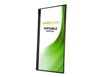Hannspree HL161CGB - HL Series - LED-skjerm - 15.6 - portabel - 1920 x 1080 Full HD (1080p) @ 60 Hz - ADS-IPS - 800:1 - 15 ms - HDMI, 2xUSB-C - høyttalere