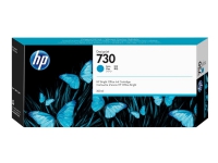 HP 730 - 300 ml - høykapasitets - cyan - original - DesignJet - blekkpatron - for DesignJet SD Pro MFP, T1600, T1600dr, T1700, T1700dr, T2600, T2600dr