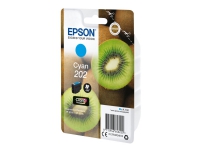 Epson 202 - 4.1 ml - cyan - original - blister - blekkpatron - for Expression Home XP-202 Expression Premium XP-6000, XP-6005, XP-6100, XP-6105