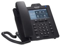 Panasonic KX-HDV430, IP-telefon, Svart, Kablet håndsett, Bord/Vegg, 16 linjer, 2500 oppføringer