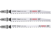 Bosch Accessories 2608900559 EXPERT ‘Wood 2-side clean’ stiksavklinge, 3 dele., T308B/bo 3 stk