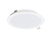 Philips Ledinaire SlimDownlight DN065 1200lm 3000K/4300K/6500K 3-farve dip switch Hvid optik Ø150mm