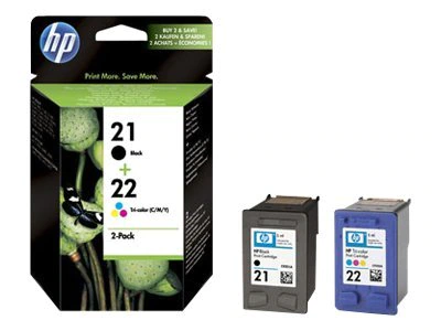 HP Blekk nr. 21/22 Combo Pack