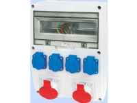 Elektromet Stationary switchgear 14 modules, 2x16A 3P + N + Z, 4x16A 2P + Z IP54 type RSE-05 (942100)