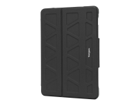Targus Pro-Tek - Lommebok for nettbrett - antimikrobielt - svart - 10.2 - for Apple 10.2-inch iPad (7. generasjon, 8. generasjon, 9. generasjon)