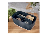 Leitz MyBox Cosy - Oppbevaringsskuff - 3 rom - small - fløyelsgrå
