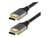 StarTech.com 3ft (1m) Premium Certified HDMI 2.0 Cable - High Speed Ultra HD 4K 60Hz HDMI Cable with Ethernet - HDR10, ARC - UHD HDMI Video Cord - For UHD Monitors, TVs, Displays - M/M - Premium High Speed - HDMI-kabel med Ethernet - HDMI hann til HD