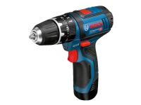 Bosch GSB 12V-15 Professional - Hammerbor/driver - trådløs - 2 hastigheter - nøkkelfri borhylse 10 mm - 30 N·m - 2 batterier - 12 V