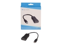 V7 - Ekstern videoadapter - USB-C - DisplayPort - svart