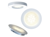 3x Smart LED Puck Lights-Incl. Power Supply ZLL
