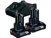 Bosch Starter Set - Batterilader + batteri 2 x - Li-Ion - 6 Ah - 1 x batterier lader - 4 A