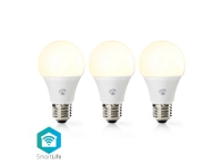 Nedis WIFILW32WTE27, 9 W, 60 W, E27, 800 lm, 25000 timer, Varm hvit