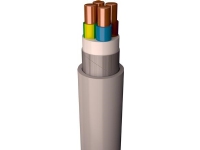 Installationskabel halogenfri, armeret 4G1,5 mm² HIKAJ grå 300/500V ring, kabeldiameter 10,3 mm - (100 meter)