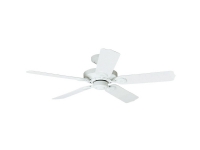 Hunter Outdoor Elements WEOD Loftsventilator (Ø) 132 cm Vingefarve: Hvid Chassisfarve: Lak-hvid