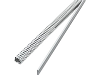 LEGRAND Ledningskanal, 6,5 mm slids Højde 40 mm, bredde 40 mm, Længde 2000 mm bly-fri UL plast. grå ral7030 - (2 meter)