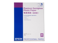 Epson Premium Semigloss Photo Paper - Halvblank - A2 (420 x 594 mm) - 251 g/m² - 25 ark fotopapir - for SureColor P5000, SC-P7500, P900, P9500, T2100, T3100, T3400, T3405, T5100, T5400, T5405