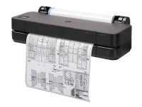 HP DesignJet T250 - 24 storformatsskriver - farge - ink-jet - A1, ANSI D - 2400 x 1200 dpi - inntil 0.5 min/side (mono) / inntil 0.5 min/side (farge) - USB 2.0, LAN, Wi-Fi