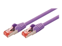 Nedis - Nettverkskabel - RJ-45 (hann) til RJ-45 (hann) - 30 m - SFTP - CAT 6 - formstøpt, rund - purpur