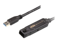 ATEN UE3310 - USB-forlengelseskabel - USB-type A (hann) til USB-type A (hunn) låst - USB 3.1 Gen1 - 10 m - aktiv - svart - for P/N: 0AD8-8012-70MG