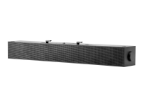 HP S101 - Lydplanke - for skjerm - 2.5 watt - svart (grillfarge - svart) - for HP 280 G5, P204, Z1 G8, Z1 G9 Desktop 280 Elite 800 G9 EliteDesk 80X G8 ProDesk 405 G8