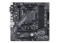 ASRock B450M Pro4 R2.0 - Hovedkort - mikro ATX - Socket AM4 - AMD B450 Chipset - USB-C Gen2, USB 3.2 Gen 1, USB 3.2 Gen 2 - Gigabit LAN - innbygd grafikk (CPU kreves) - HD-lyd (8-kanalers)