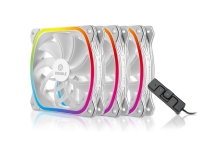 Enermax SquA RGB UCSQARGB12P-W-BP3 - Kabinettvifte - 120 mm - hvit