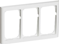 LAURITZ KNUDSEN FUGA® ramme Softline 63 1,5 modul trippel vandret, hvid.