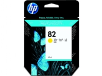 HP 82 69 ml gul DesignJet-blekkpatron, Fargestoffbasert blekk, 69 ml, 1 stykker