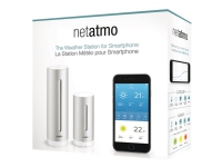 Netatmo NWS01-EC, Aluminium, Inne Barometer, Inne hygrometer, Inne Termometer, Utendørs Barometer, Utendørs Fuktighetsmåler,..., Barometer, Hygrometer, Termometer, Barometer, Hygrometer, Termometer, 260 - 1160 kPa, 0 - 100%