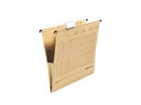 Herlitz UNIREG - Hengefil - for A4 - med fliker - brungul