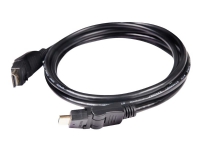 Club 3D CAC-1360 - HDMI-kabel med Ethernet - HDMI hann dreining til HDMI hann dreining - 2 m - 4K-støtte