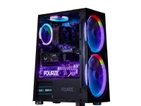 Fourze Prime Gaming Entry - Tower - Ryzen 5 5600G / 3.9 GHz - RAM 16 GB - SSD 500 GB - NVMe - Radeon Graphics - GigE - uten OS - monitor: ingen - svart