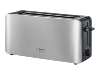 Bosch ComfortLine TAT6A803 - Brødrister - 2 skive - 1 Spor - rustfritt stål / svart