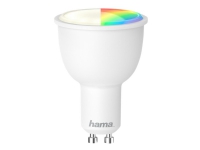 Hama - LED spot light bulb - form: PAR16 - GU10 - 4.5 W (ekvivalent 46 W) - klasse G - RGB/hvitt lys