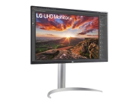 LG 27UP850-W - LED-skjerm - 27 - 3840 x 2160 4K @ 60 Hz - IPS - 400 cd/m² - 1200:1 - DisplayHDR 400 - 5 ms - 2xHDMI, DisplayPort, USB-C - høyttalere