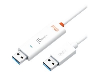 j5create JUC500 USB 3.0 Wormhole Switch - Direkteforbindelsesadapter - USB 3.0 - USB 3.0