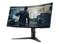Lenovo G34w-10 - LED-skjerm - kurvet - 34 - 3440 x 1440 @ 144 Hz - VA - 350 cd/m² - 3000:1 - 4 ms - HDMI, DisplayPort - svart