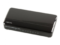 LogiLink Gigabit Desktop Switch 8-Port - Switch - 8 x 10/100/1000 - stasjonær